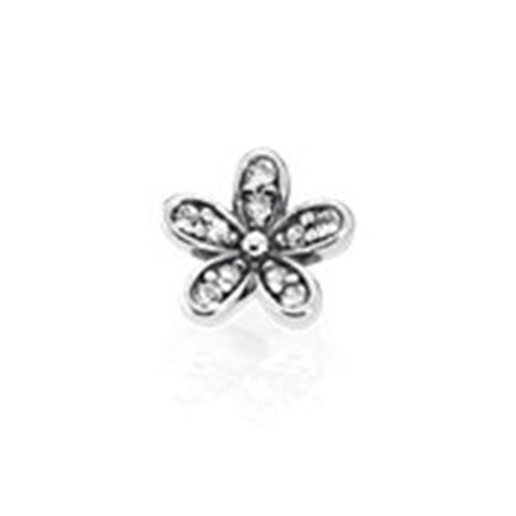 Mini Charm flor brillantes