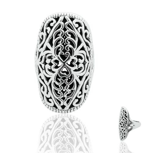 Anillo Escudo Filigrana