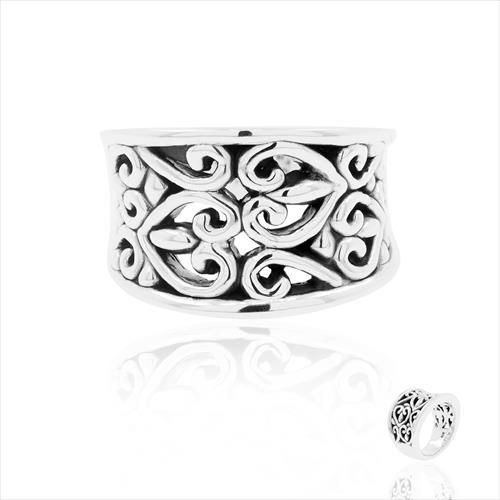 Anillo Filigrana Corazones