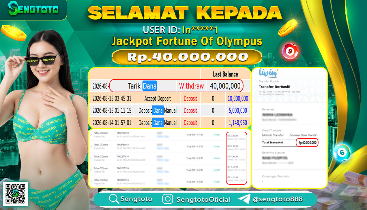 BUKTI PEMBAYARAN SLOT FORTUNE OF OLYMPUS