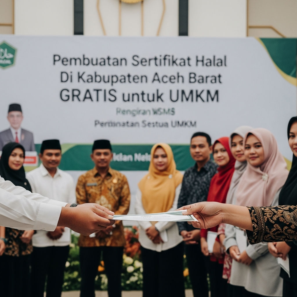 Pembuatan Sertifikat Halal Di Kabupaten Aceh Barat GRATIS 2024: Panduan Lengkap untuk UMKM Menuju Pasar Global