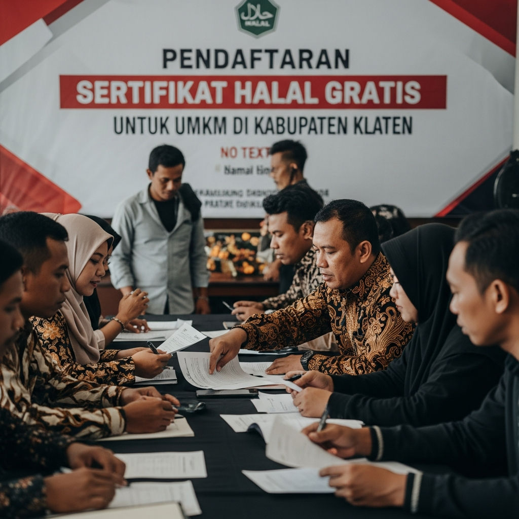Pendaftaran Sertifikat Halal Klaten GRATIS 2026: Panduan Lengkap UMKM Klaten Raih Kepercayaan Global
