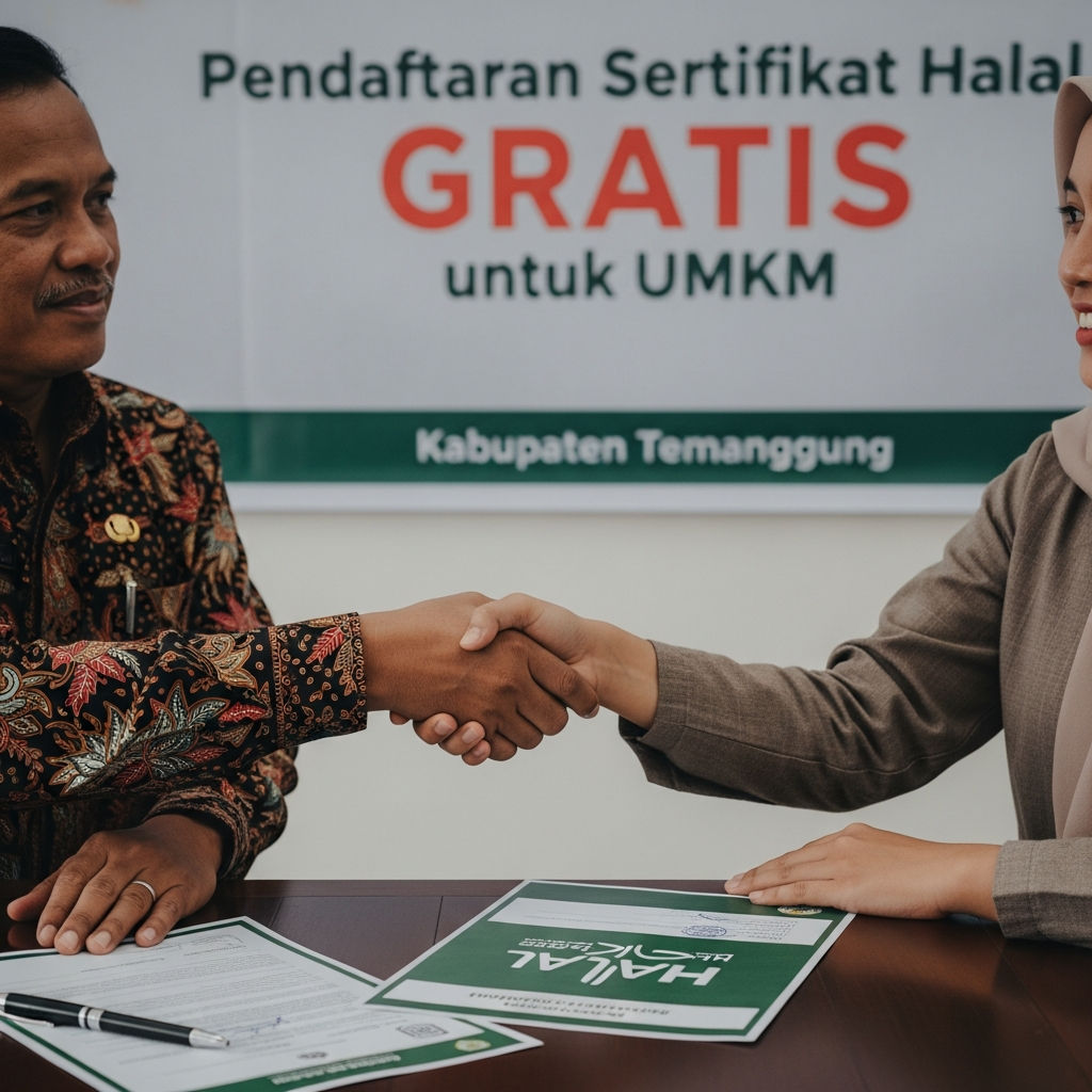 Pendaftaran Sertifikat Halal Temanggung GRATIS 2026: Panduan Lengkap untuk UMKM Lokal (Deadline Wajib)