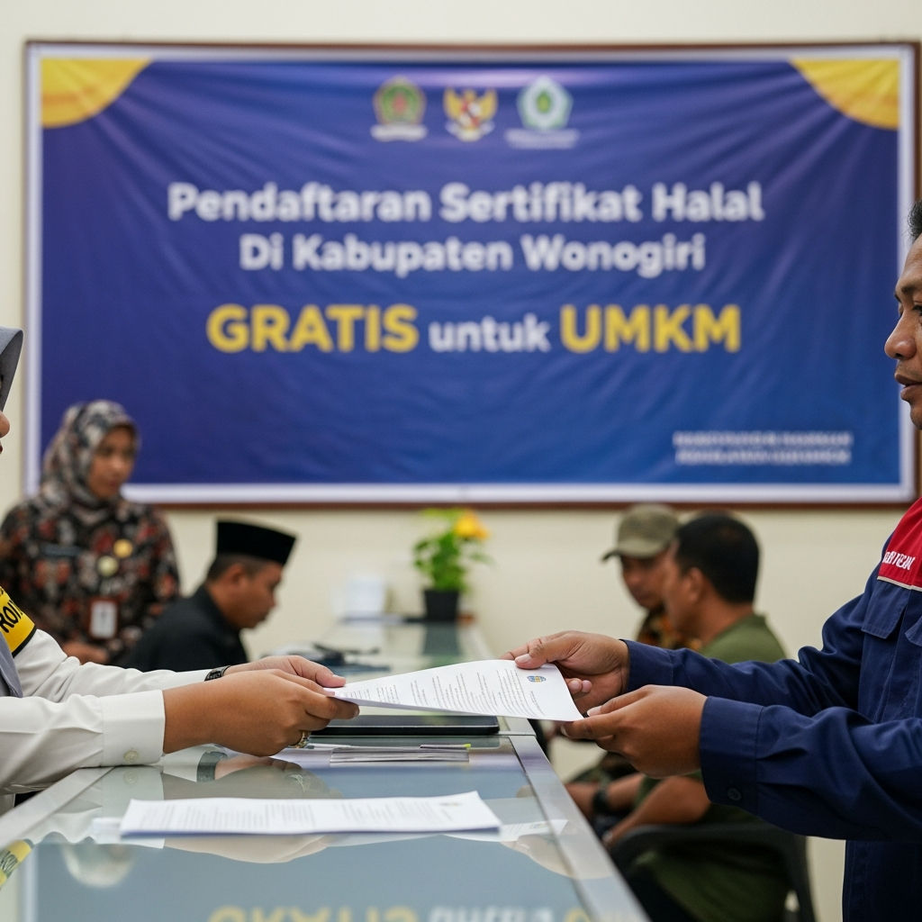 Pendaftaran Sertifikat Halal di Kabupaten Wonogiri GRATIS 2026: Panduan Lengkap untuk UMKM Lokal