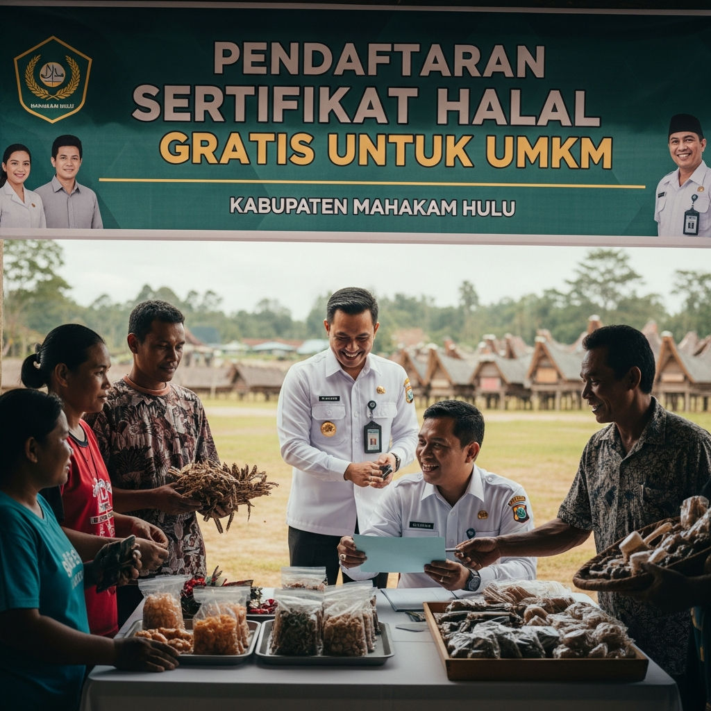 Pendaftaran Sertifikat Halal GRATIS di Kabupaten Mahakam Hulu 2026: Panduan Lengkap untuk UMKM Lokal