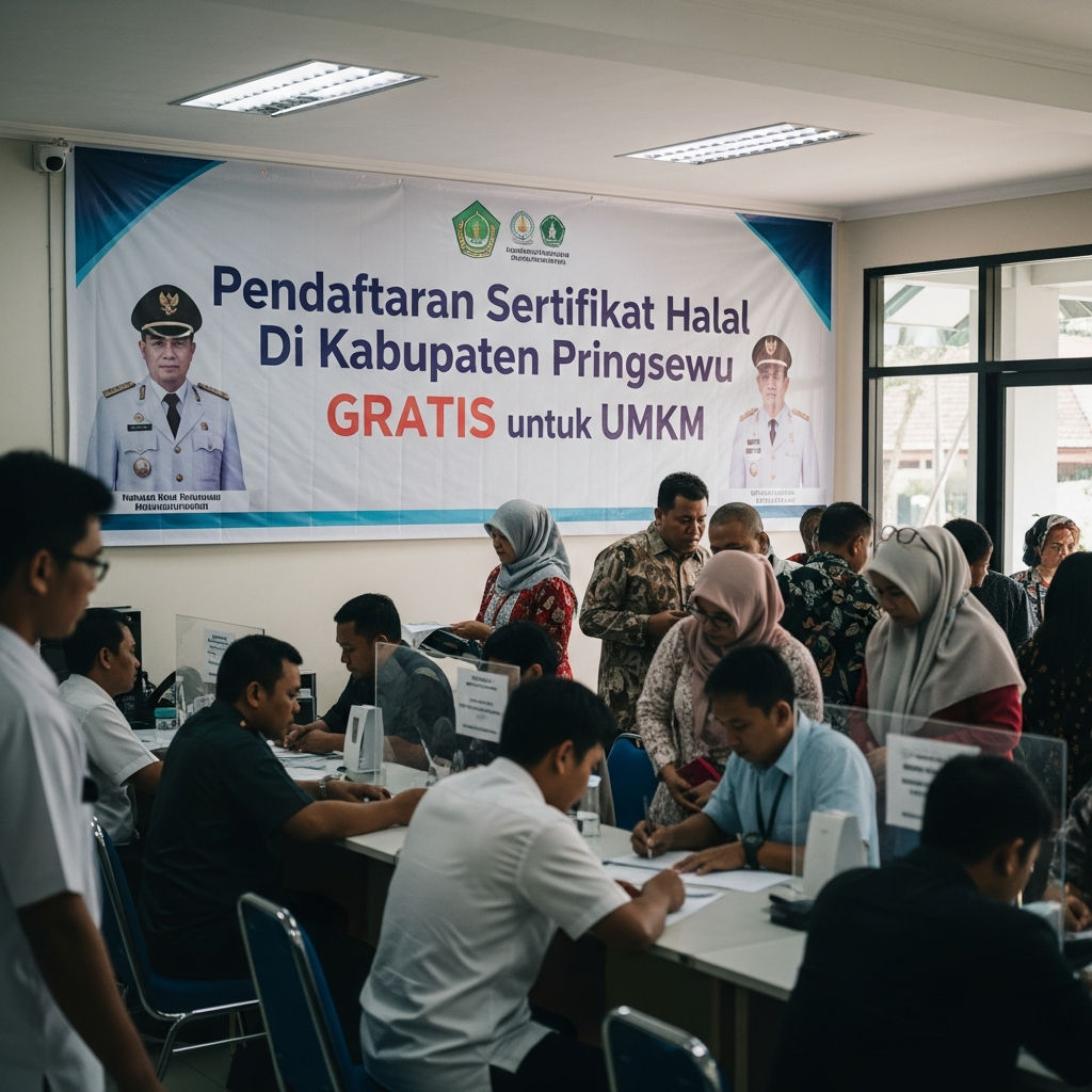 Pendaftaran Sertifikat Halal GRATIS Kabupaten Pringsewu 2026: Panduan Lengkap UMKM Wajib Baca!