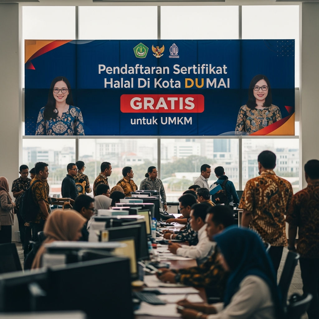 Pendaftaran Sertifikat Halal GRATIS Dumai 2026: Fasilitas UMKM Tanpa Biaya | Kebutuhan Wajib BPJPH