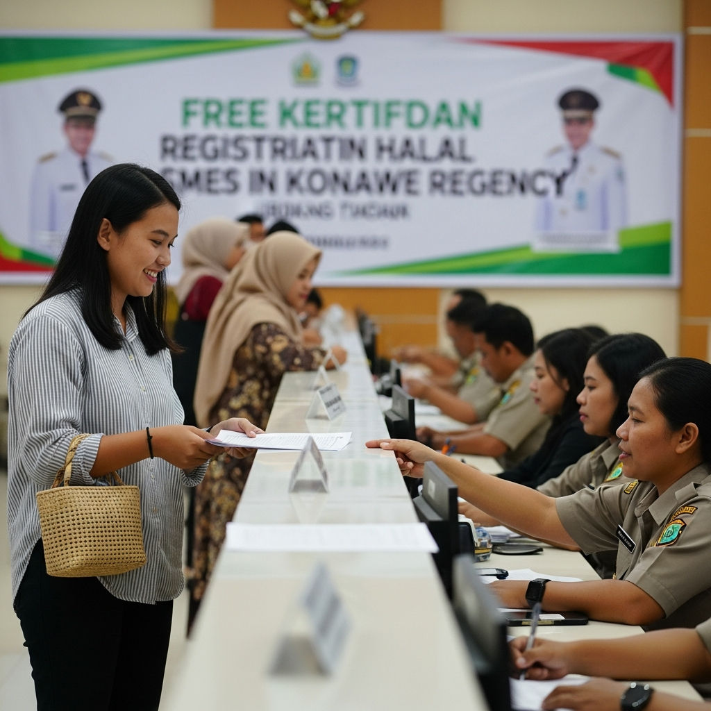 GRATIS TOTAL! Pendaftaran Sertifikat Halal UMKM Kabupaten Konawe (Tahun 2026) – Panduan Lengkap Anti Gagal