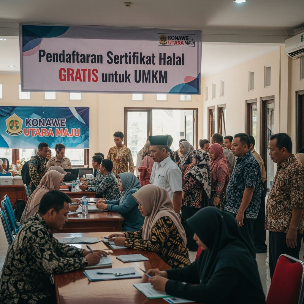 Pendaftaran Sertifikat Halal Konawe Utara GRATIS 2026: Panduan Lengkap UMKM Konut Meraih Kepercayaan Konsumen