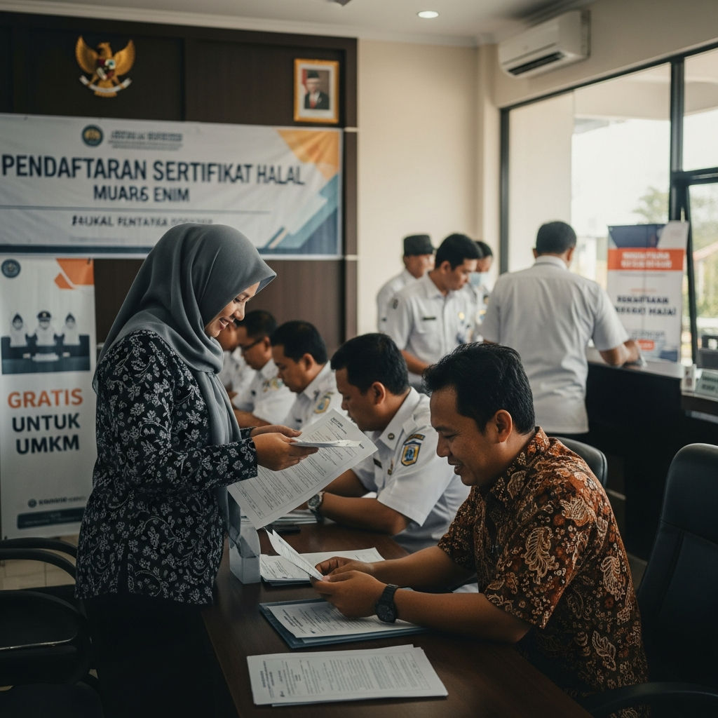 Pendaftaran Sertifikat Halal Muara Enim GRATIS 2026: Strategi UMKM Lolos Kewajiban Sertifikasi BPJPH