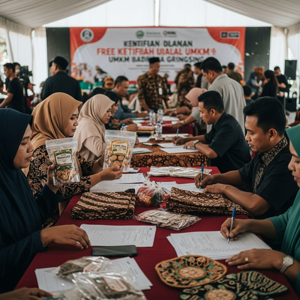 Pendaftaran Sertifikat Halal Gratis Gringsing 2026: Panduan Lengkap UMKM Kendal Bebas Biaya & Lolos Mandatori