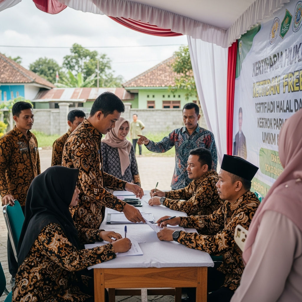 Pendaftaran Sertifikat Halal Gratis Banjarharjo 2026: Peluang Emas UMKM Brebes Menuju Wajib Halal