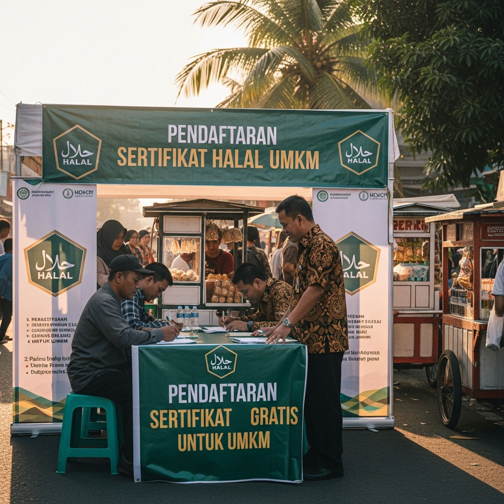 Pendaftaran Sertifikat Halal Gratis Colomadu 2026: Khusus UMKM!
