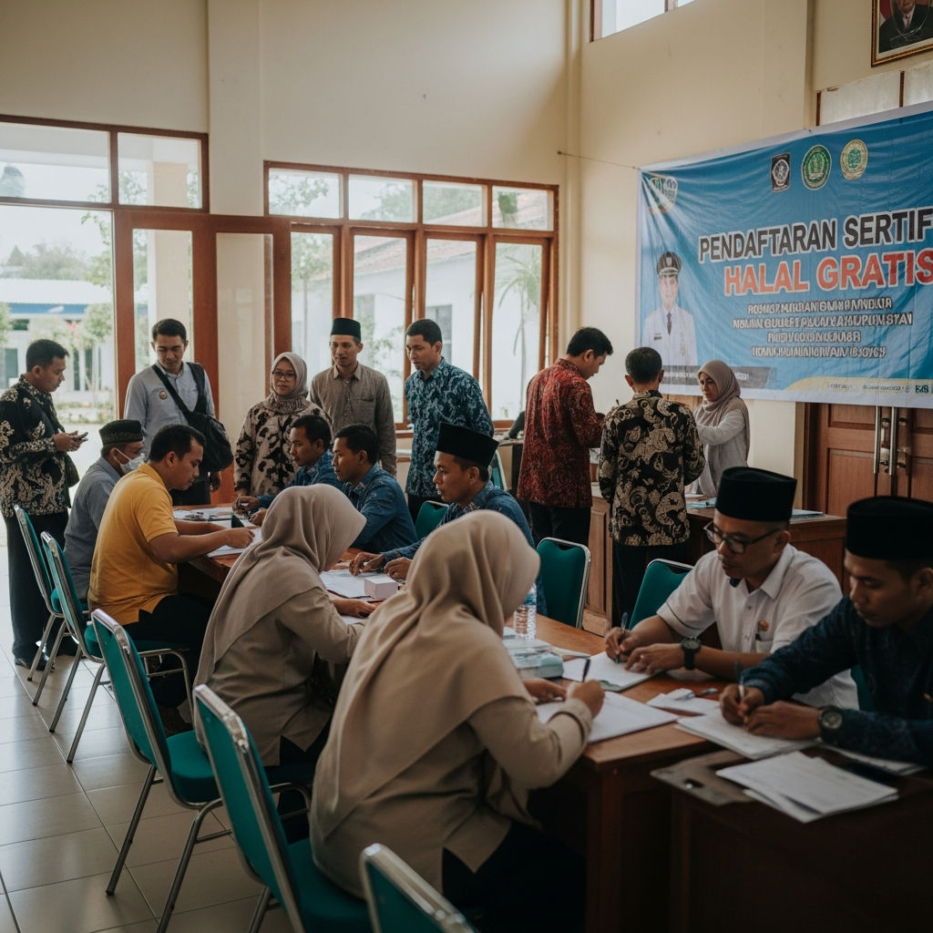 Pendaftaran Sertifikat Halal Gratis Ngargoyoso 2026: Peluang Emas UMKM Karanganyar!