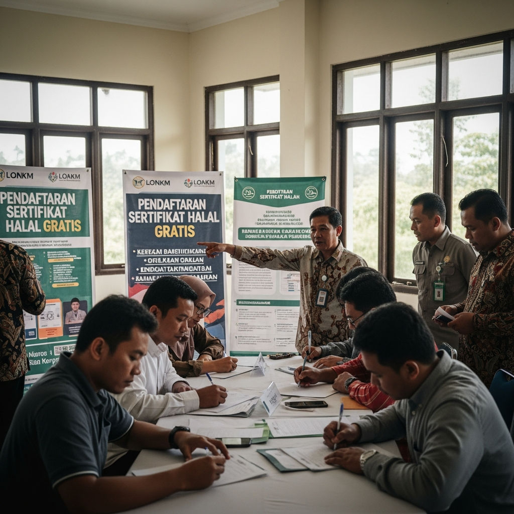 Pendaftaran Sertifikat Halal Gratis 2026 di Loano: Panduan Tuntas UMKM Purworejo Raih Akses Pasar Global