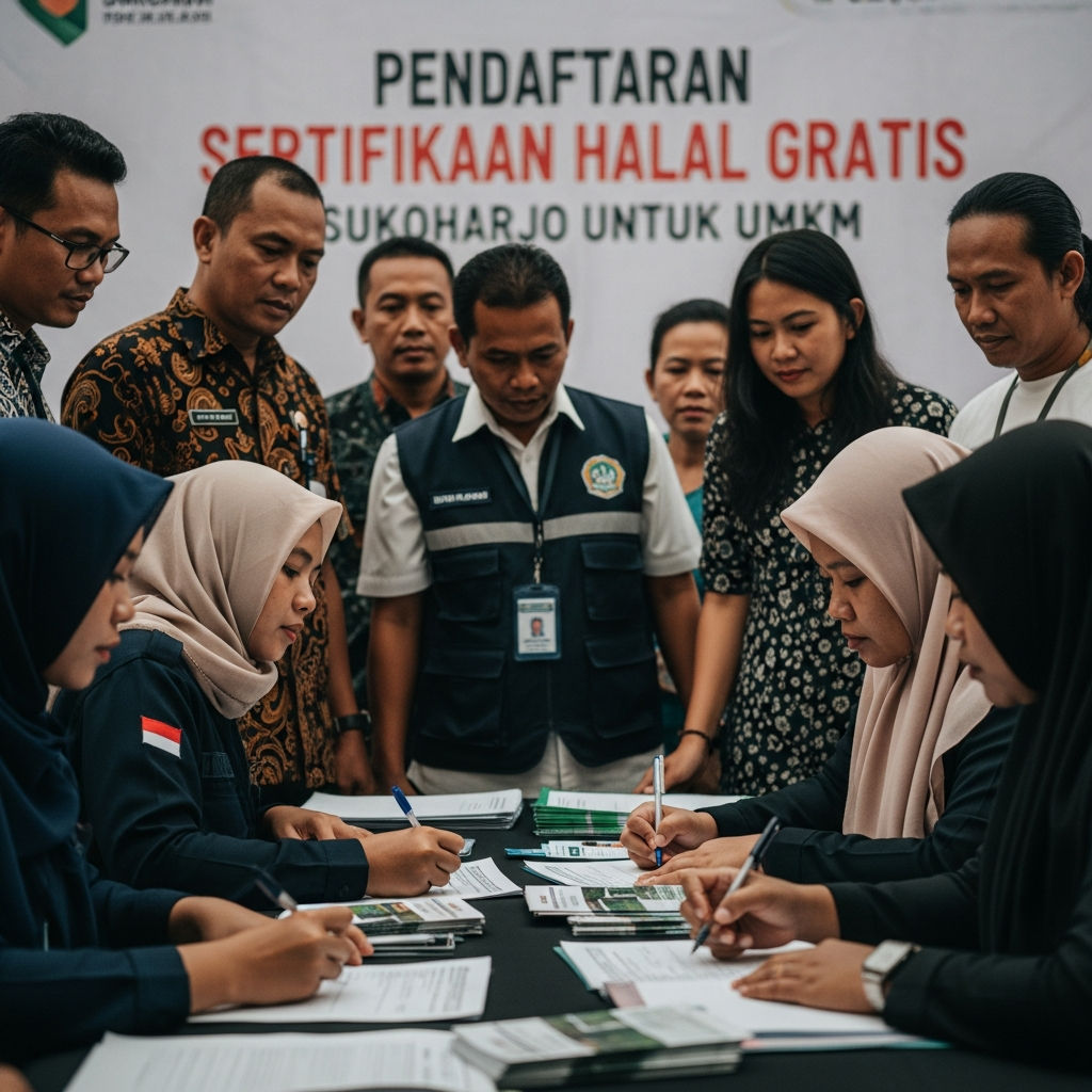 Pendaftaran Sertifikat Halal Gratis Sukoharjo 2026: Panduan Lengkap & Peluang Emas UMKM Lokal