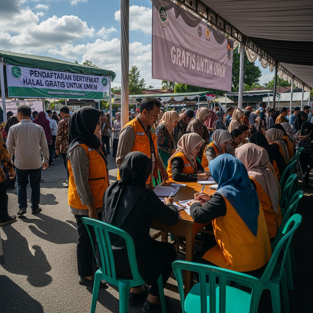 Pendaftaran Sertifikat Halal Gratis Ngadirojo 2026: Panduan Lengkap UMKM Wajib Halal & Konversi Pasar