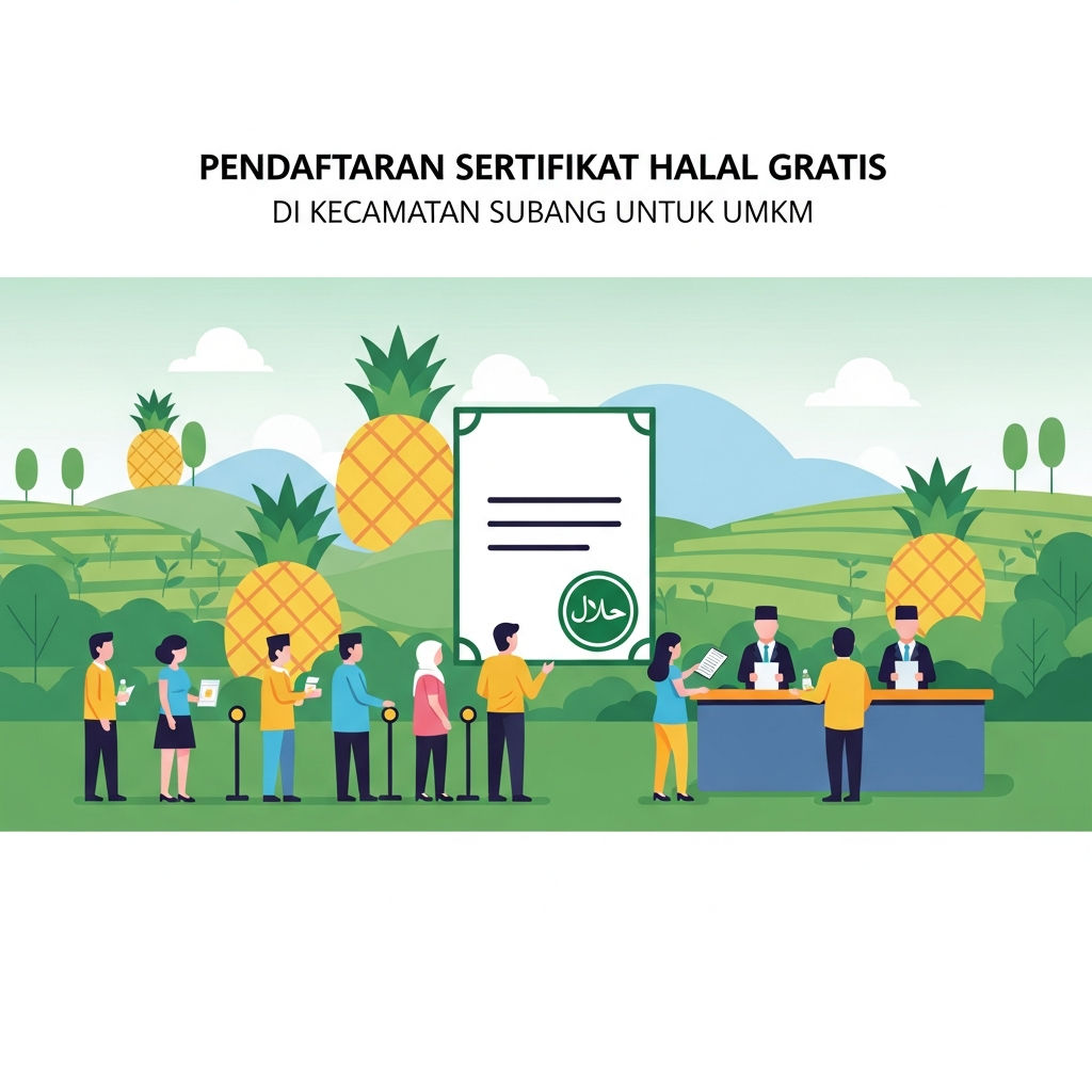 Pendaftaran Sertifikat Halal Gratis di Kecamatan Subang 2026: Panduan Lengkap dan Strategi Sukses untuk UMKM