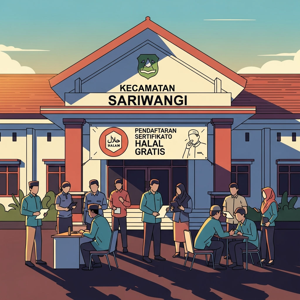 Peluang Emas 2026: Pendaftaran Sertifikat Halal Gratis Total di Kecamatan Sariwangi untuk Seluruh UMKM
