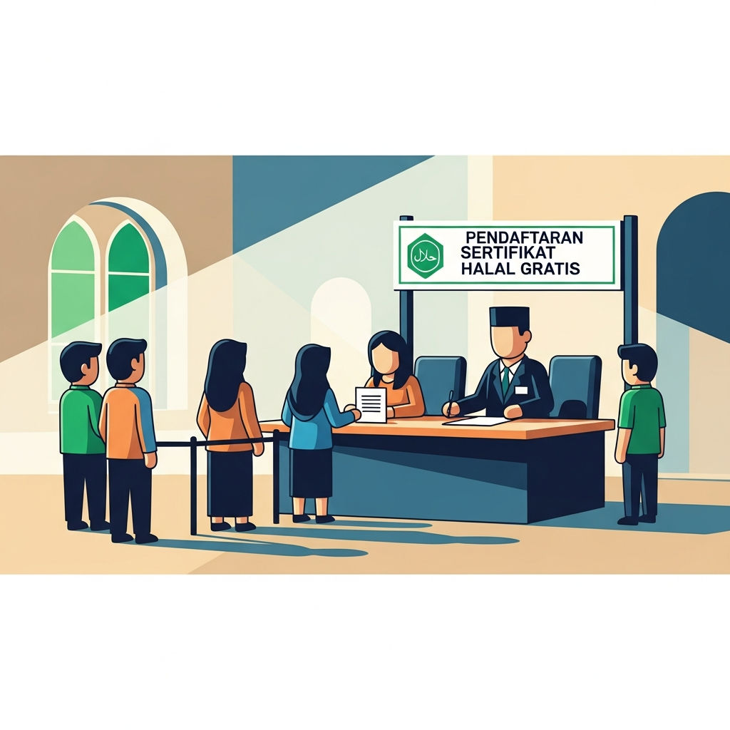Pendaftaran Sertifikat Halal Gratis 2026: Peluang Emas UMKM Kecamatan Taraju Wajib Tahu!