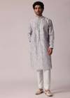 Regal Purple Kurta Set For Men
