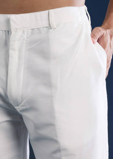 Green Mens Jacquard Self Work Kurta Set