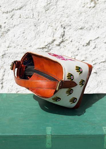 Handcrafted & hand embroidered leather bags