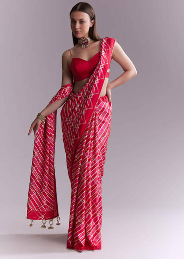 hot-pink-satin-printed-saree-with-criss-cross-stripes-sg351907-1.jpg