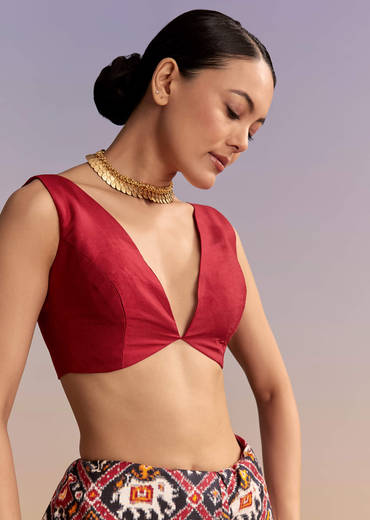 Navy Blue Silk Single Ikkat Handwoven Patola Saree With Animal Motifs