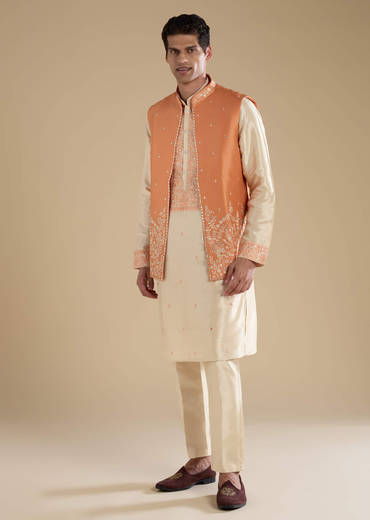 orange-art-silk-jacket-kurta-set-with-mirror-work-sg330454-1.jpg