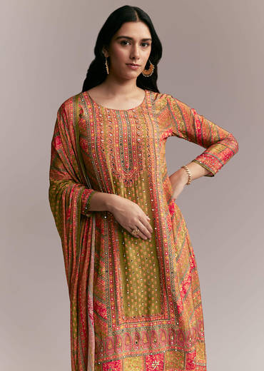 orange-green-printed-kurta-set-sg339518-1.jpg