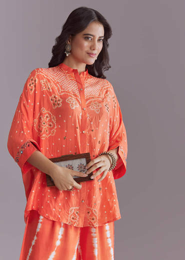 orange-silk-co-ord-set-with-authentic-bandhani-and-leheriya-print-sg349254-2.jpg