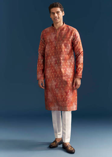 orange-silk-kurta-set-for-men-with-abstract-and-foil-print-sg330022-1.jpg