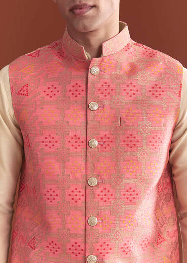 pink-silk-bandhani-kurta-jacket-set-for-men-with-geometric-motifs-sg332844-1.jpg