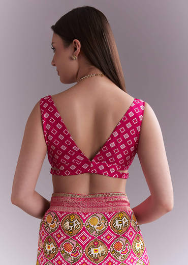 rani-pink-silk-saree-with-bandhani-work-and-elephant-motifs-sg351925-1.jpg