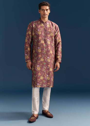 red-silk-floral-kurta-set-for-men-with-mirror-embroidery-sg330142-1.jpg