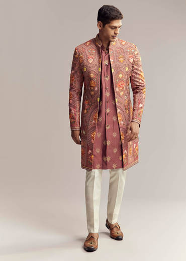 red-silk-kurta-jacket-set-for-men-with-open-jacket-style-sg322268-1_8.jpg