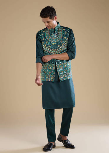 teal-silk-jacket-kurta-set-with-mirror-work-sg333060-1.jpg