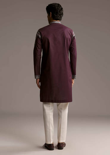 wine-linen-kurta-set-for-men-with-thread-embroidery-sg321988-1.jpg