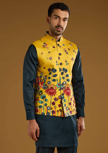 yellow-silk-floral-kurta-jacket-set-for-men-with-thread-work-sg335284-1.jpg