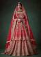 Red Gurudwara Bridal Suit Lehenga Set