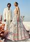 Ivory Signature Elegance - Bridal Lehenga For Her And Blazer Set For Him