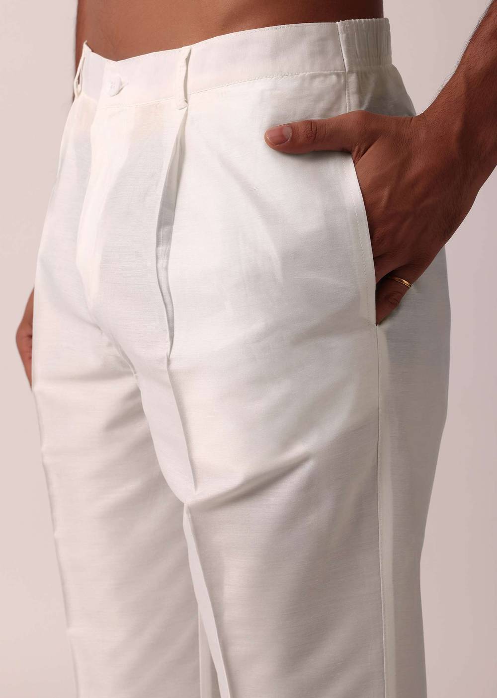 Elegant Peach Silk Kurta Set With Exquisite Cut Work