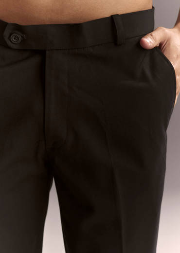 Black Jacquard Jodhpuri Suit For Men With Subtle Paisley Motifs