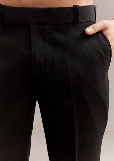 Black Silk Sherwani For Groom With Intricate Embroidery