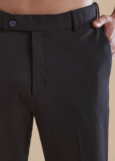 Blue Jodhpuri Set In Classic Plain Finish