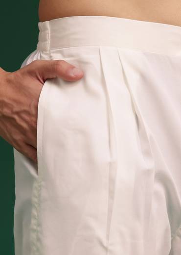 Black Jaipuri Cotton Block Printed Kurta Set