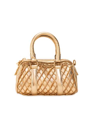 Gold Lycra Quilted Bag