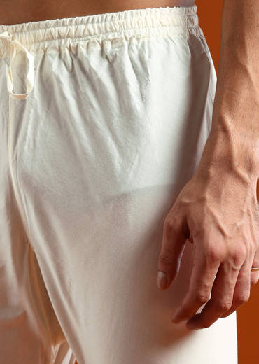 Pink Viscose Kurta Set For Men With Heavy Hand Embroidery