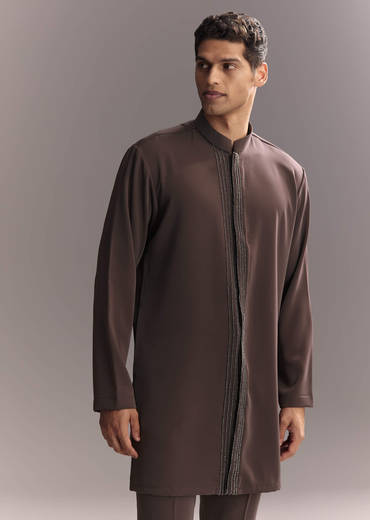 Purple Jodhpuri Suit For Men With Heavy Hand Work